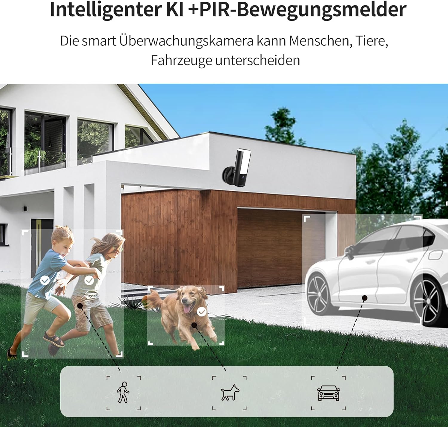 Secufirst Telecamera Sorveglianza Esterna LED 900lm - immagine 4