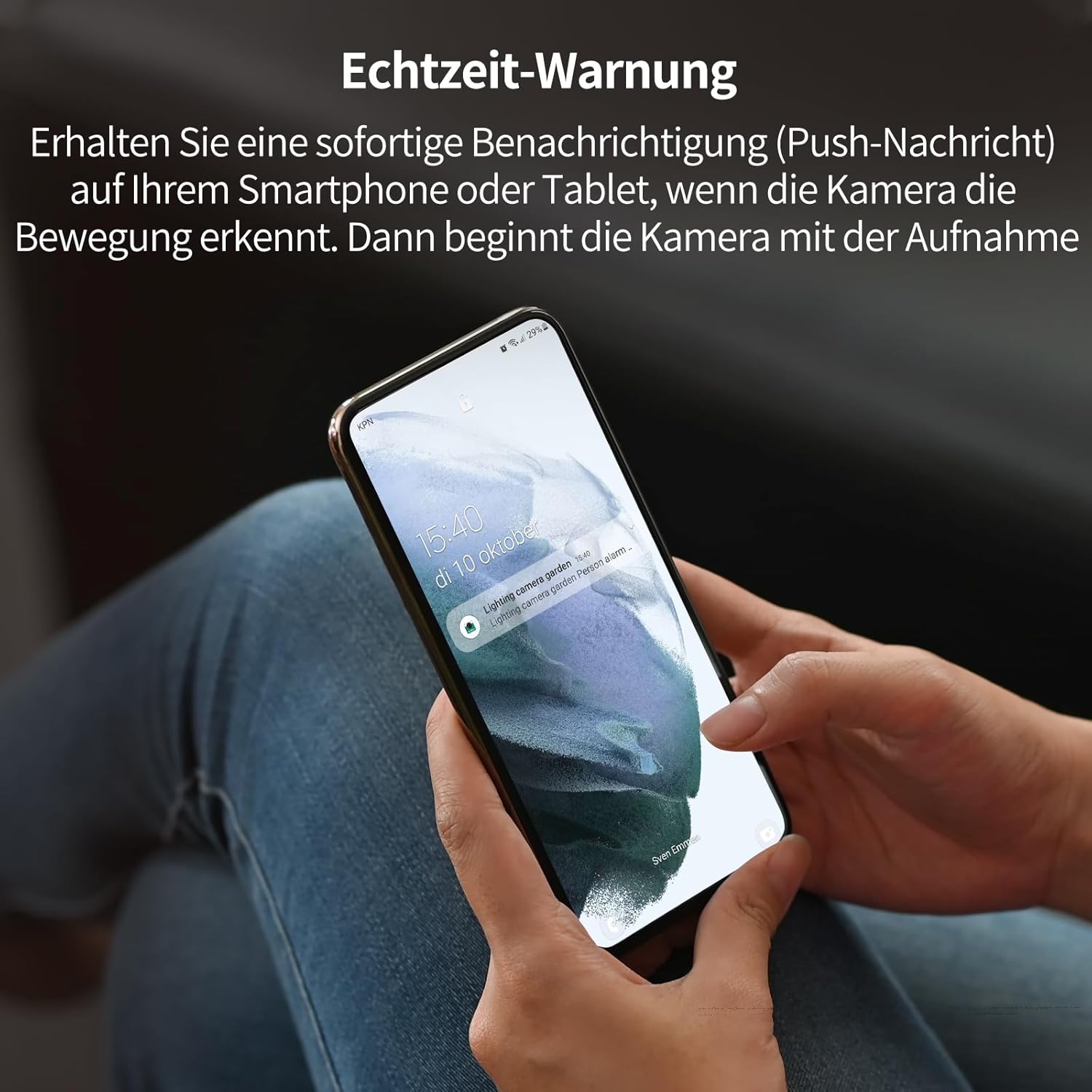 Secufirst Telecamera Sorveglianza Esterna LED 900lm - immagine 5