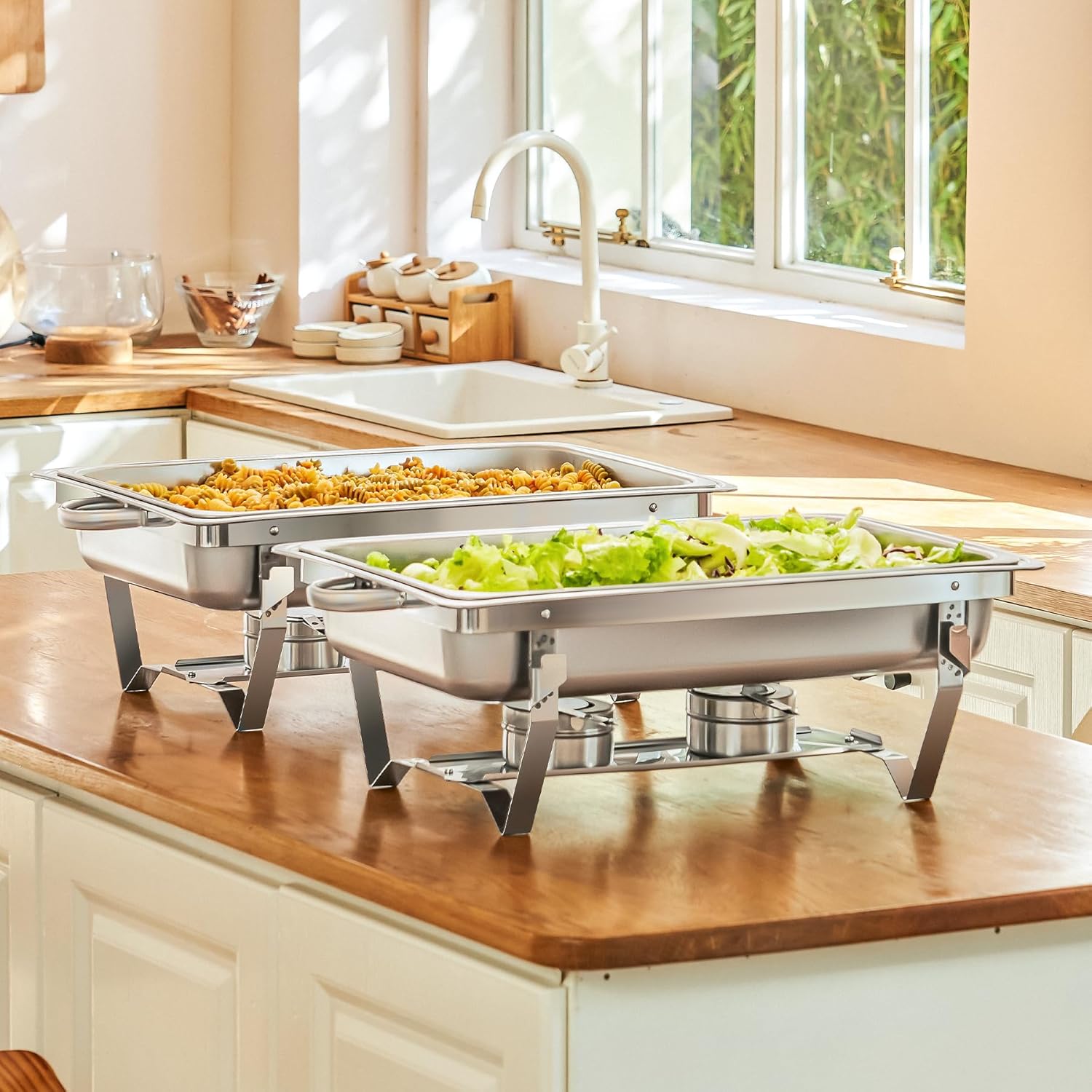 Wilprep Chafing Dish Buffet Scaldavivande 9L (2 Pezzi) - immagine 8