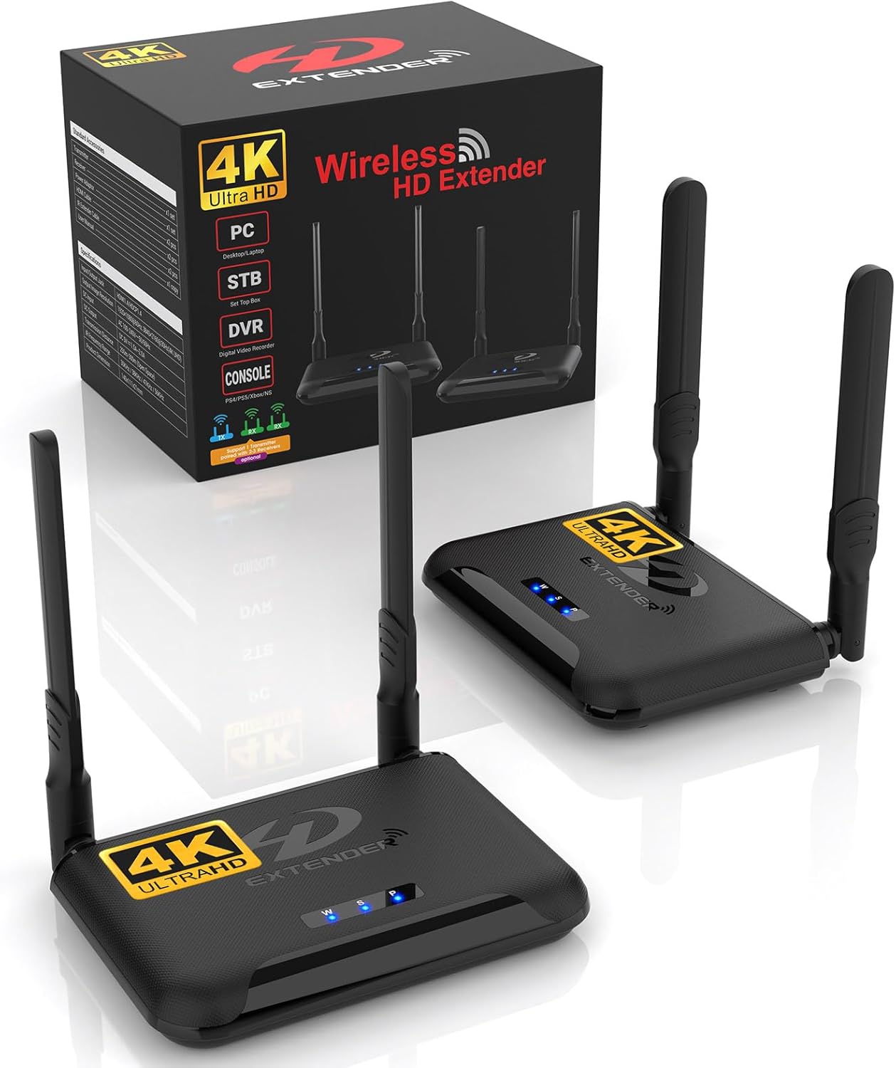 Trasmettitore e Ricevitore HDMI Wireless 4K 30Hz 250m - immagine 1