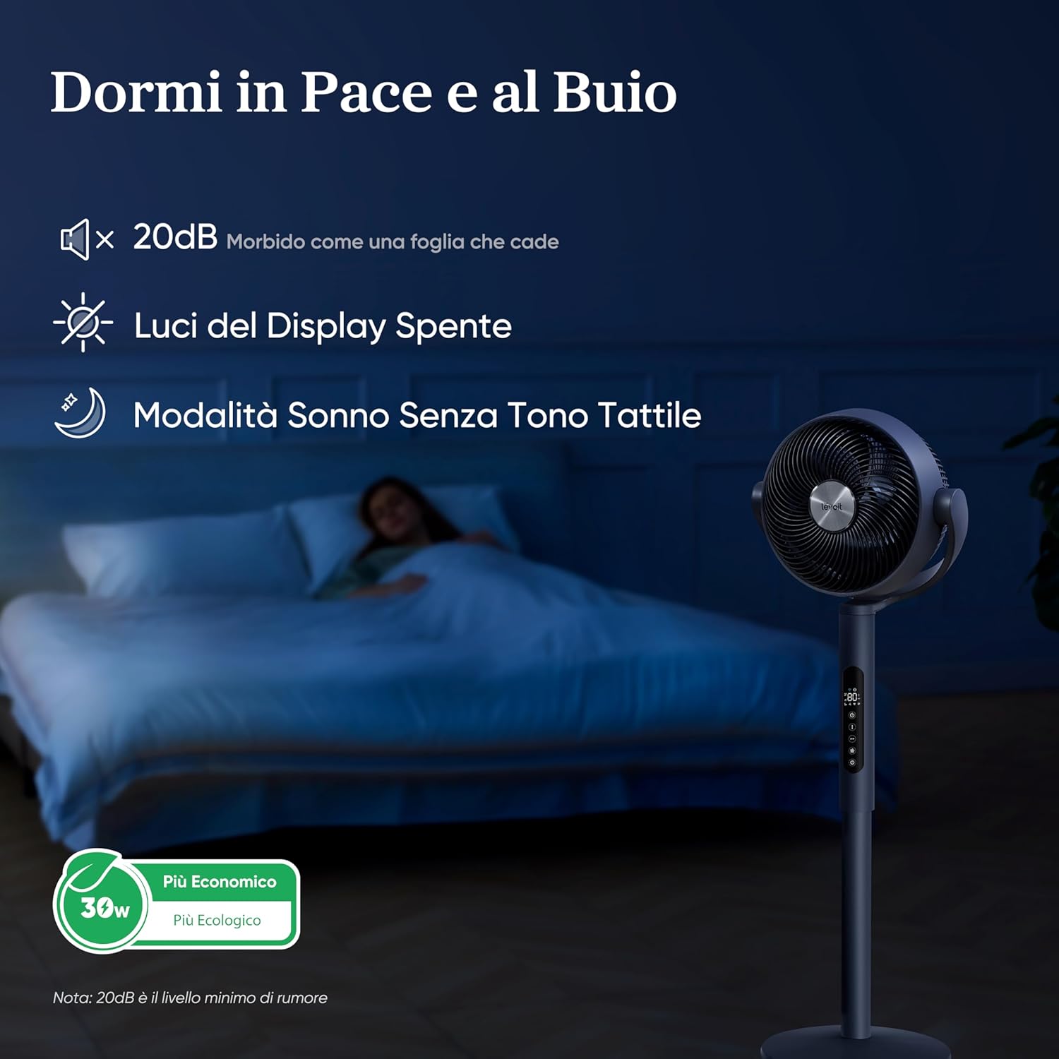 Levoit Ventilatore a Piantana Smart Silenzioso 20dB - immagine 3