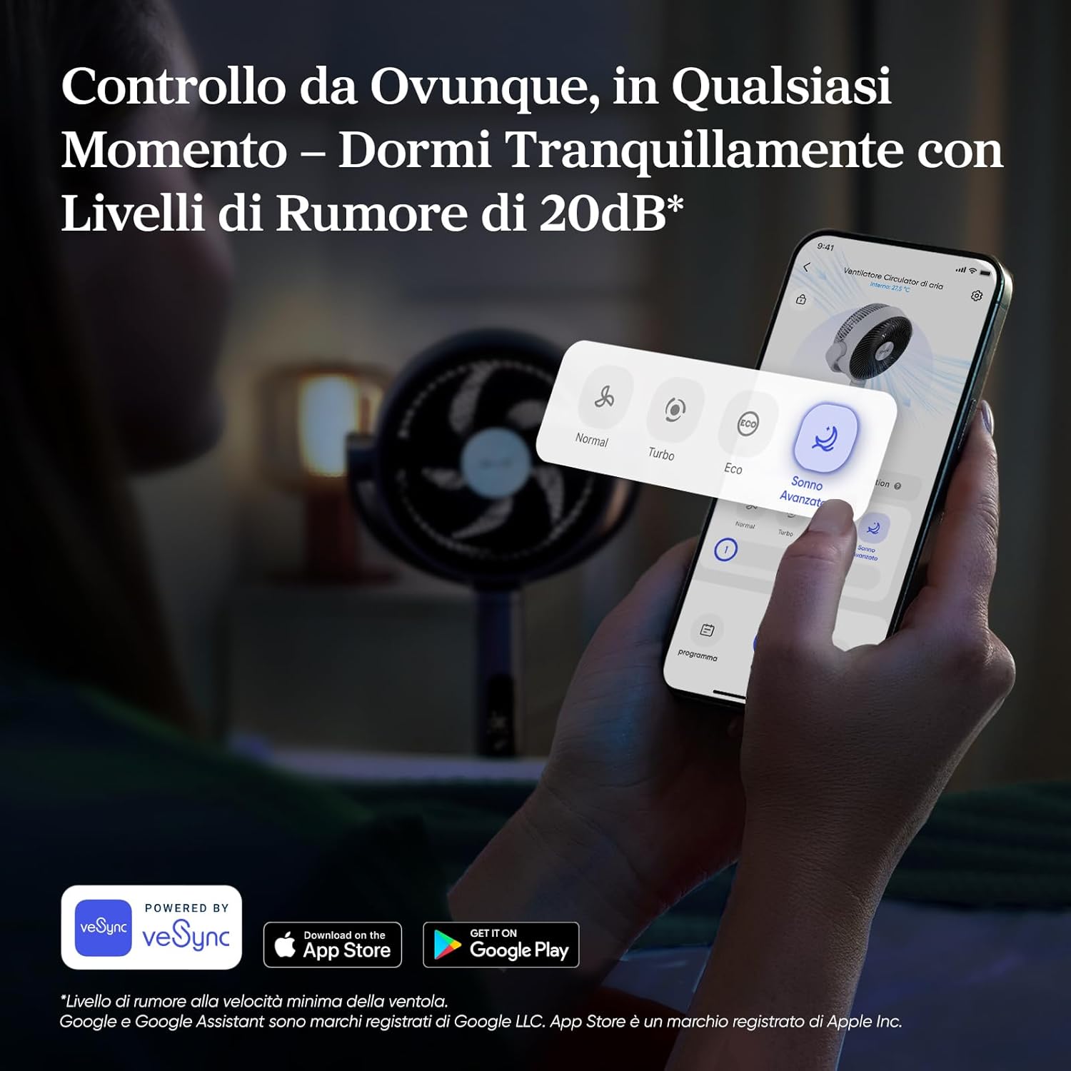 Levoit Ventilatore a Piantana Smart Silenzioso 20dB - immagine 5