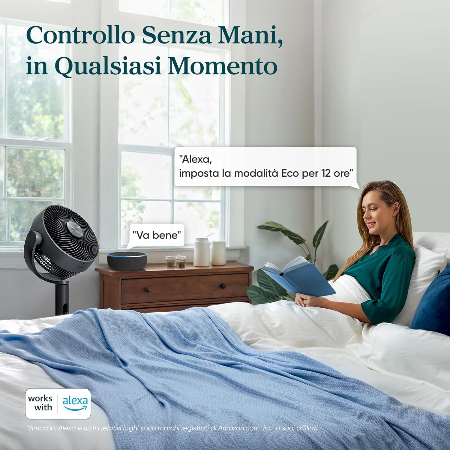 Levoit Ventilatore a Piantana Smart Silenzioso 20dB - immagine 6