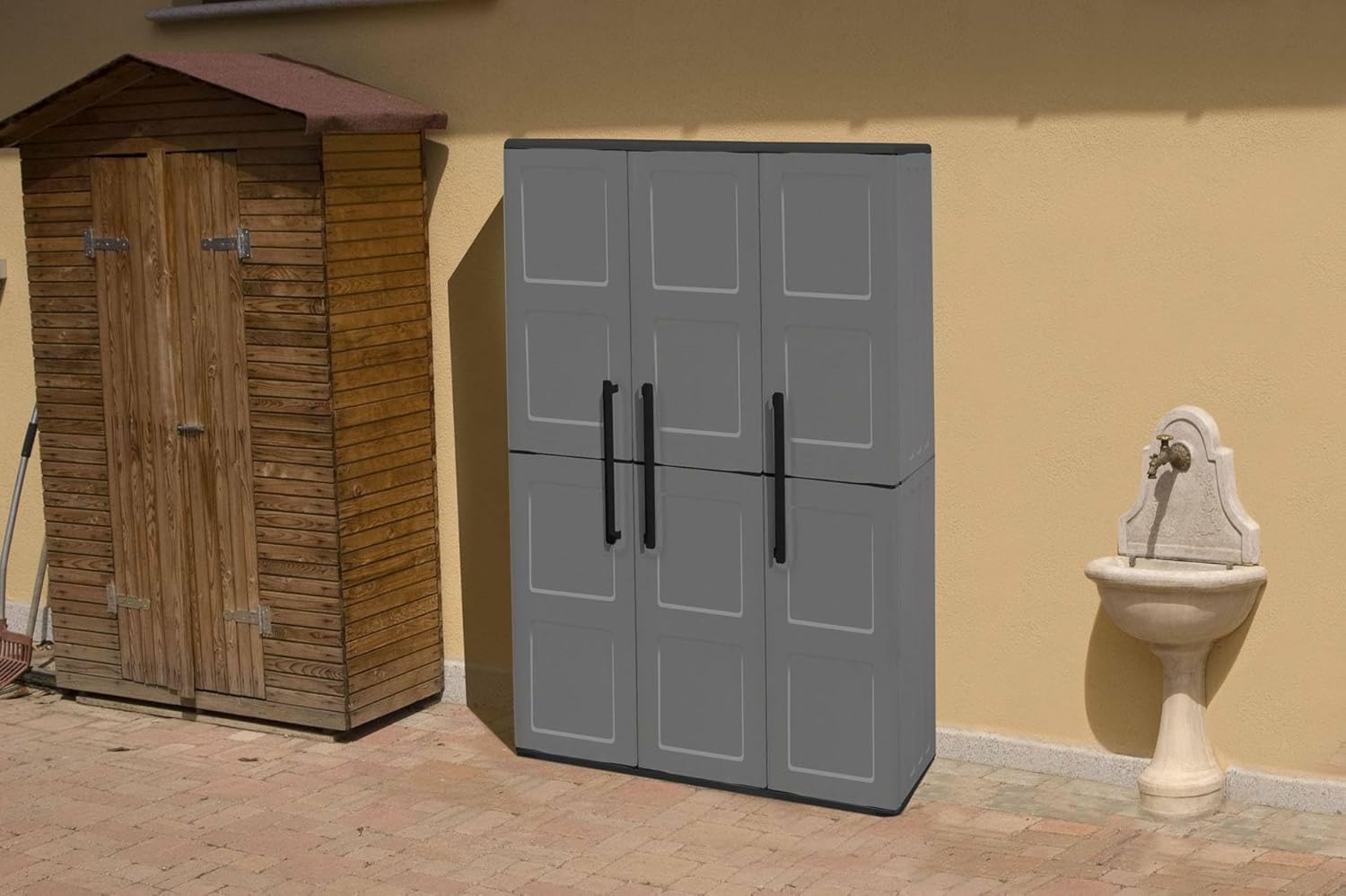 Esterno Bilzen - Mobile Outdoor Multiuso 102x37h163 cm