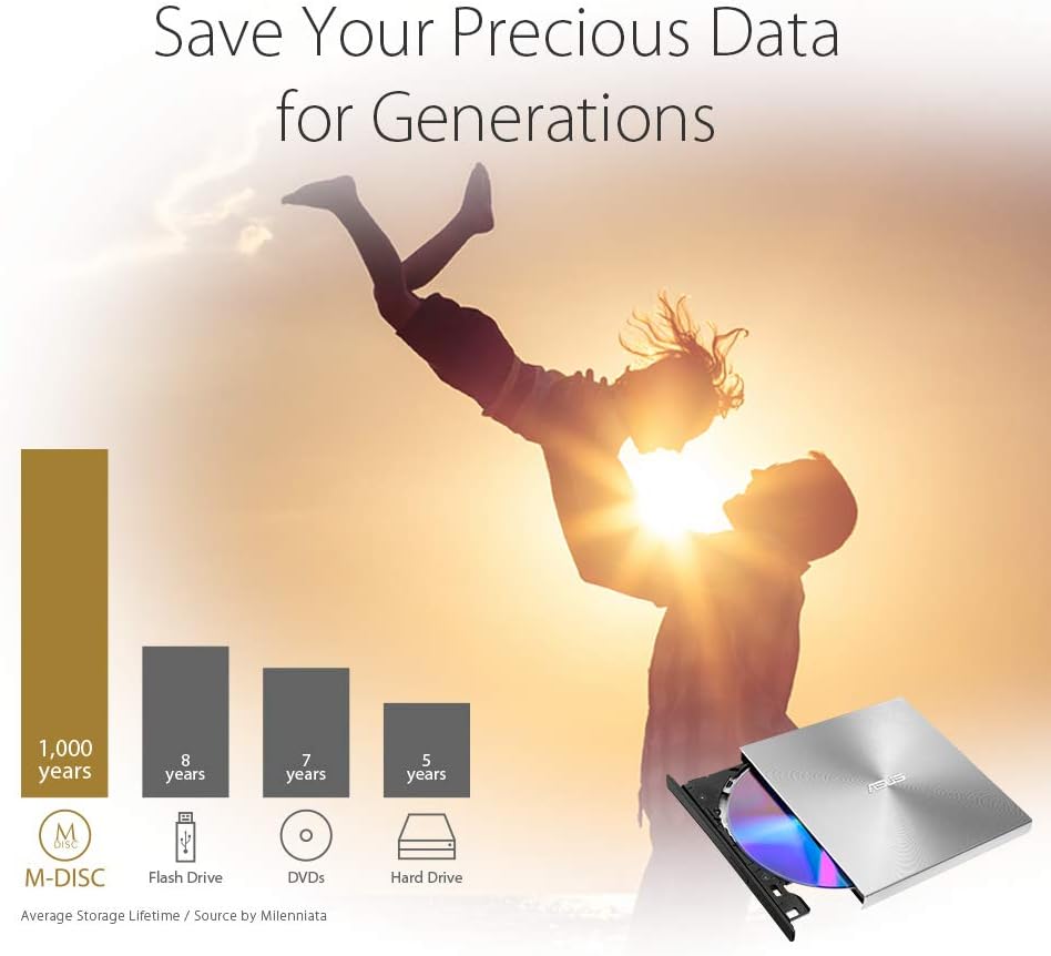 Asus ZenDrive U9M - Masterizzatore Esterno Ultra Slim - immagine 4