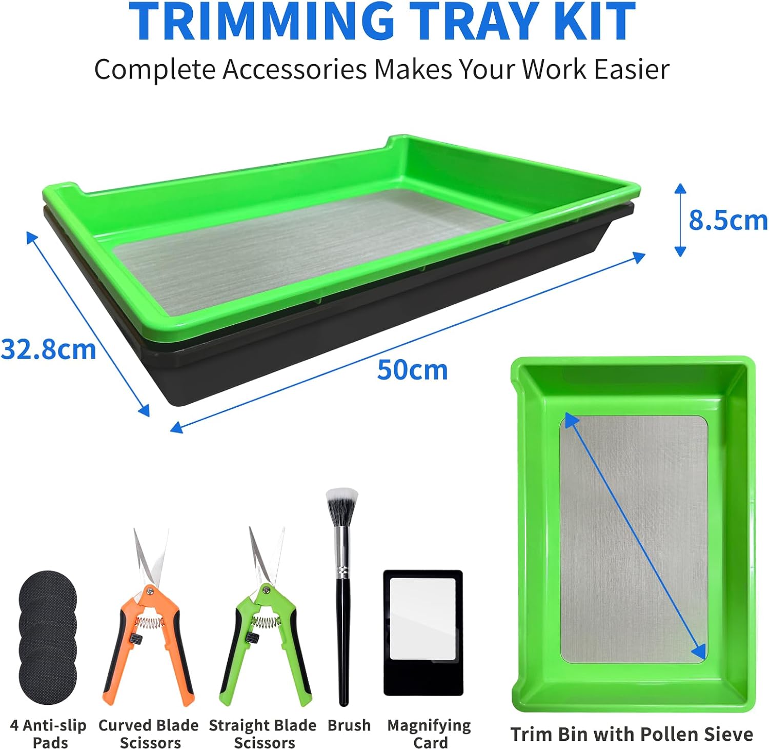 Set Vassoi per Potatura Professionale con Setaccio - immagine 2