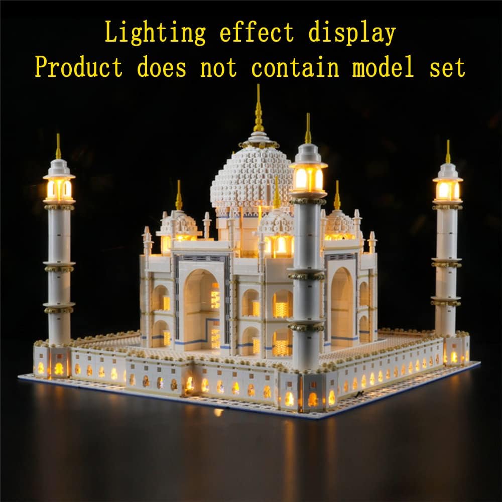 Geament Set Luci LED Compatibile con LEGO Taj Mahal - immagine 4