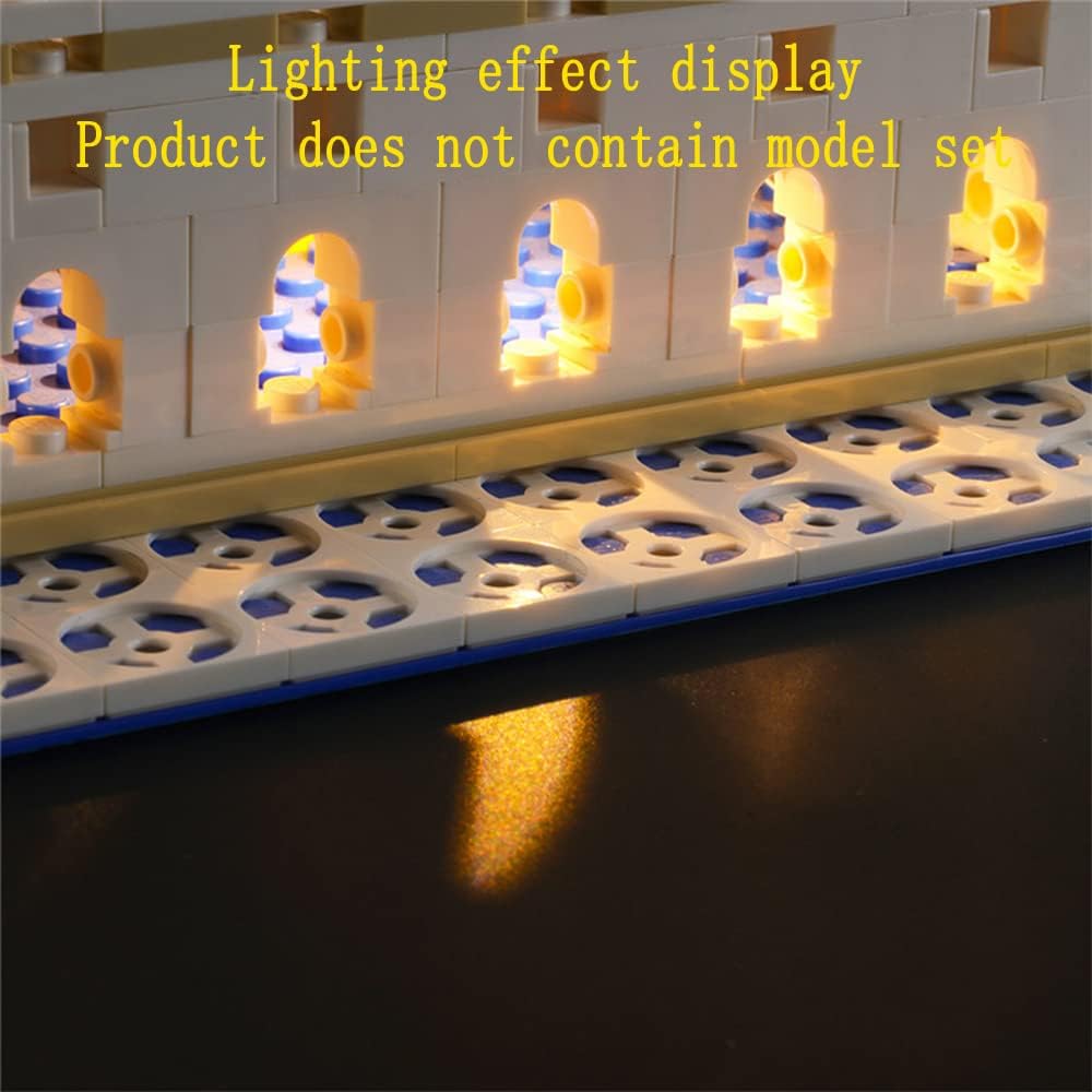 Geament Set Luci LED Compatibile con LEGO Taj Mahal - immagine 7