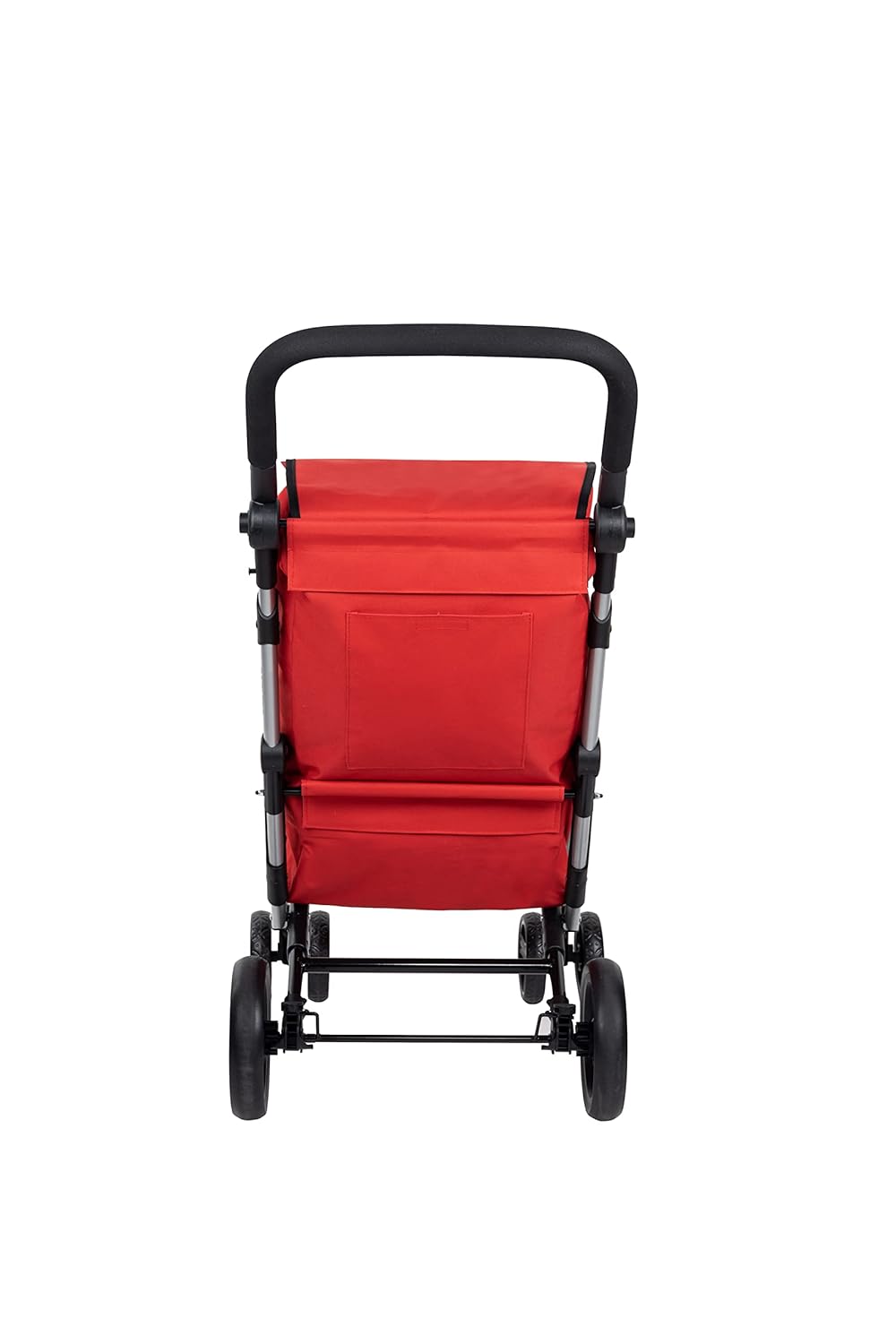 Carlett Pack Lite Family - Carrello Spesa Pieghevole, Rosso - immagine 3