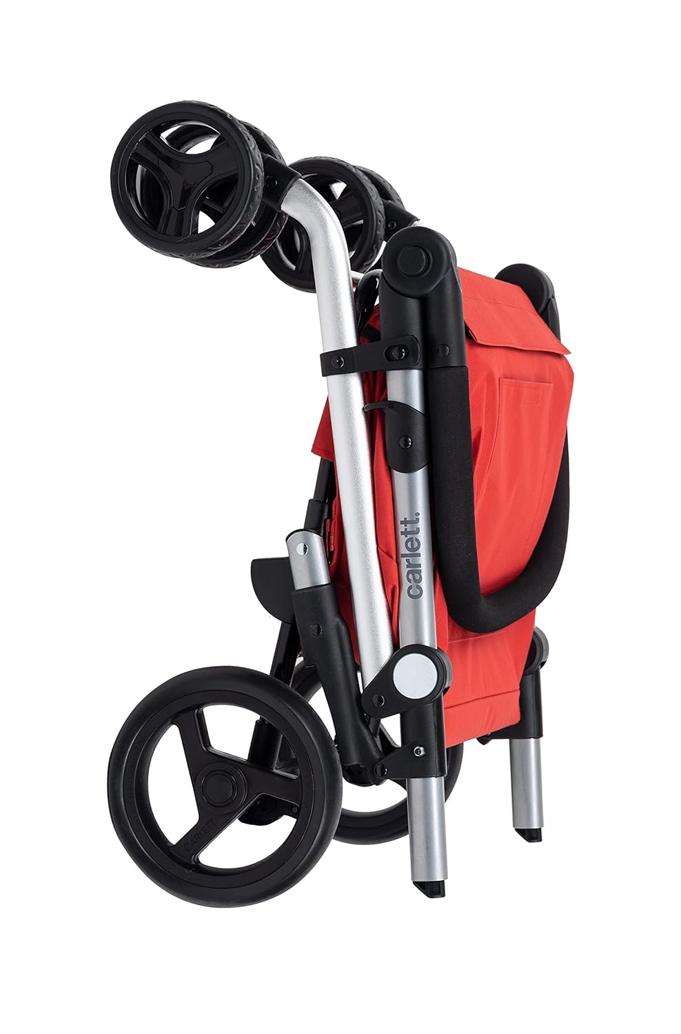 Carlett Pack Lite Family - Carrello Spesa Pieghevole, Rosso - immagine 5