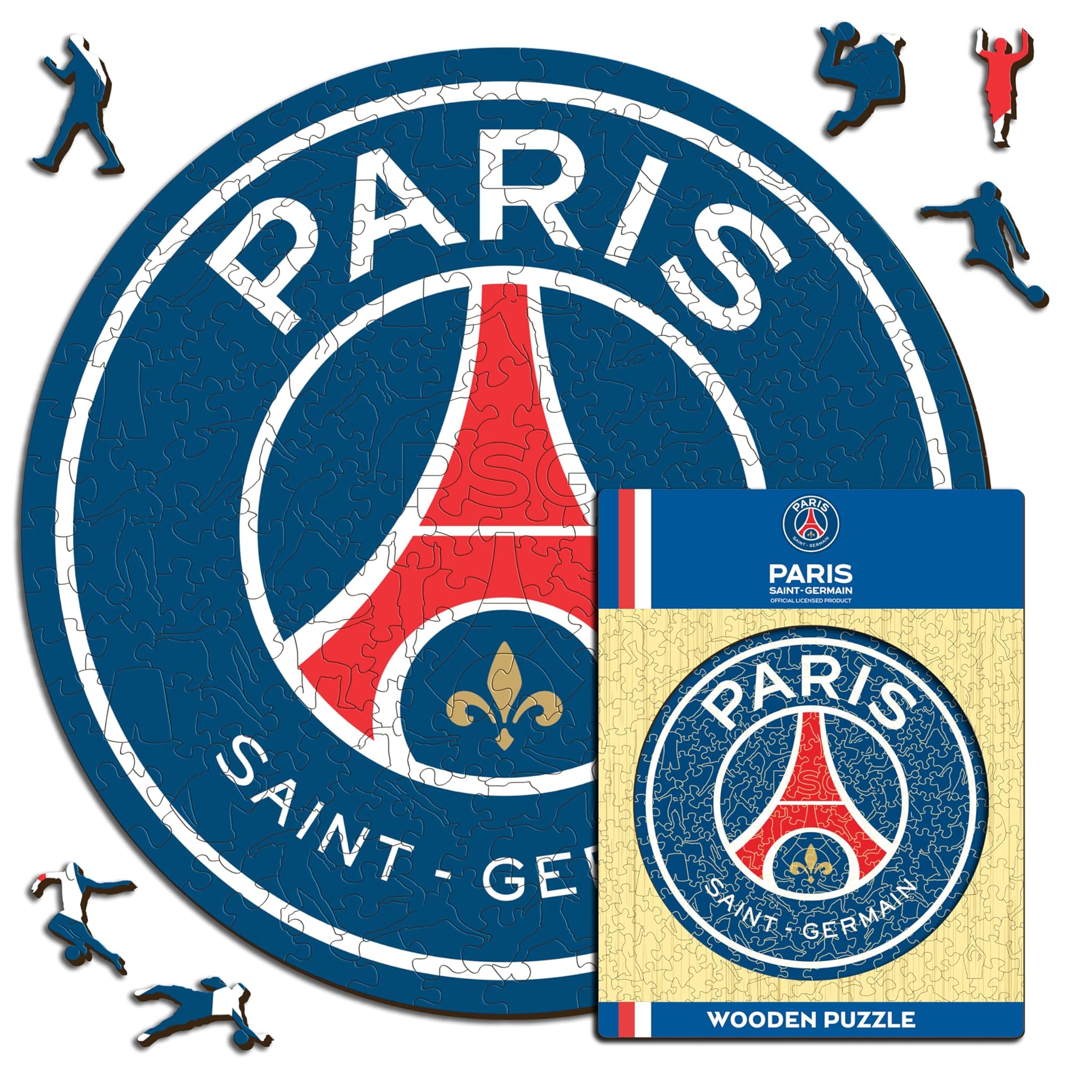 Iconic Puzzles PSG Logo - Puzzle di Legno 270 Pezzi
