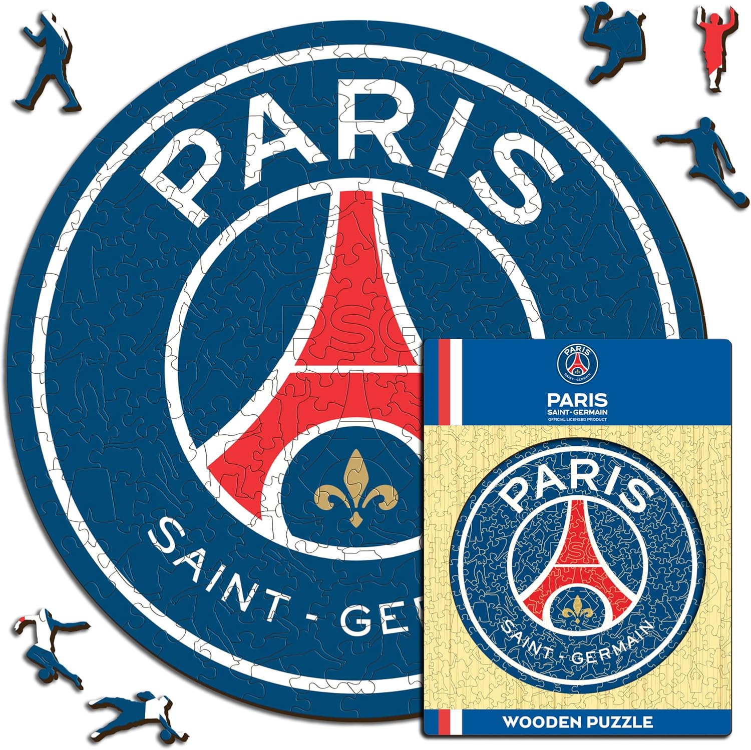 Iconic Puzzles PSG Logo - Puzzle di Legno 270 Pezzi - immagine 1