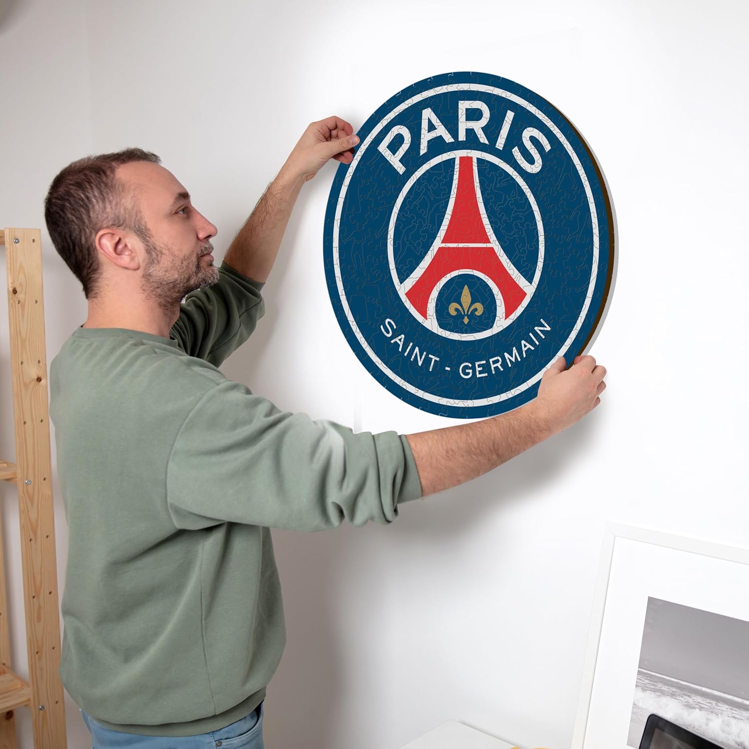 Iconic Puzzles PSG Logo - Puzzle di Legno 270 Pezzi - immagine 4