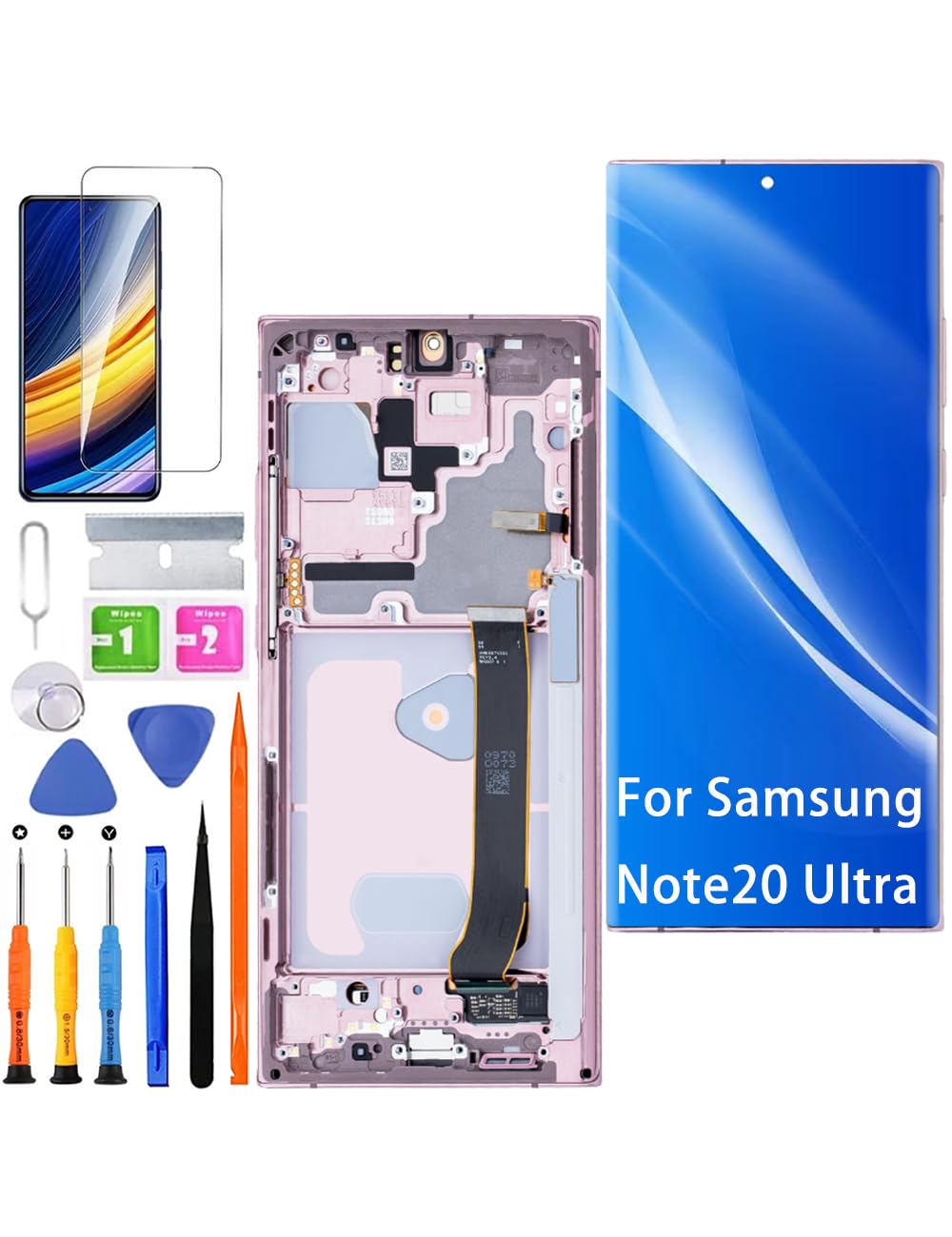 HLYGZX Display Ricambio per Samsung Galaxy Note 20 Ultra