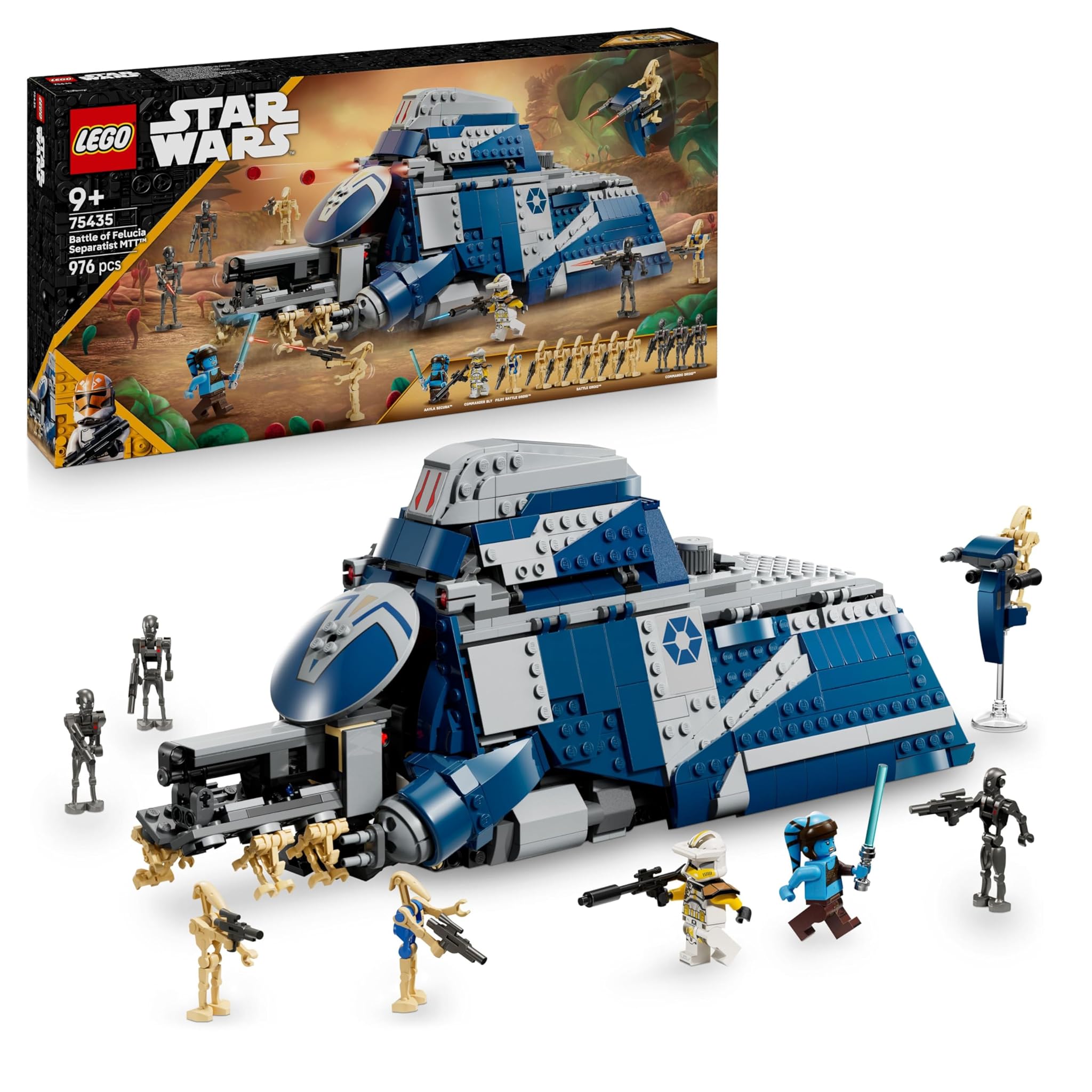 Lego Star Wars 75435 MTT Separatista Battaglia di Felucia