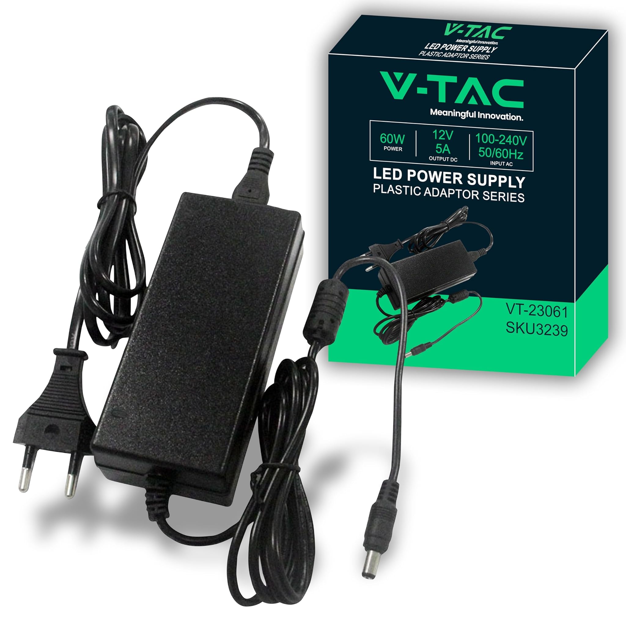 V-tac Alimentatore Universale 12V 60W 5A