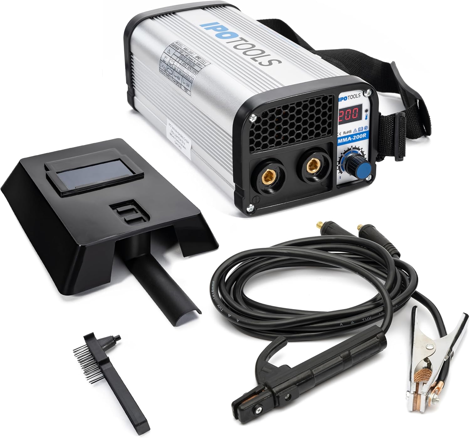 IPOTOOLS MMA-200R - Saldatrice a Elettrodi IGBT 200A