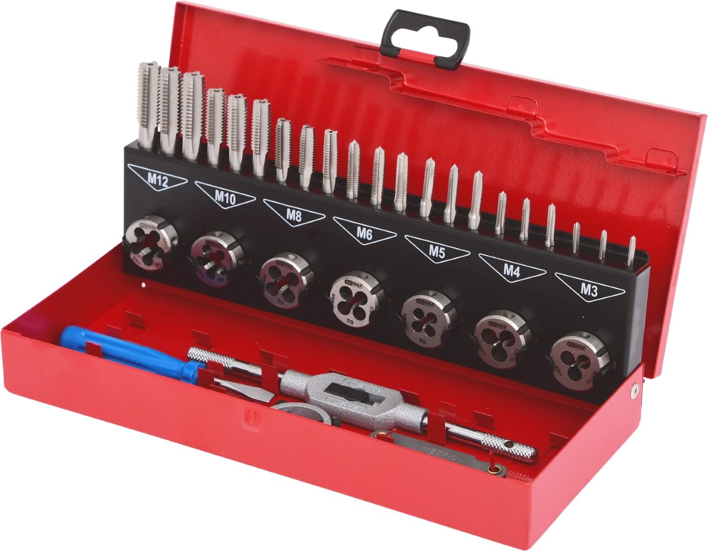 KS Tools 331.0632 - Serie Utensili Filettare HSS 32 pz.