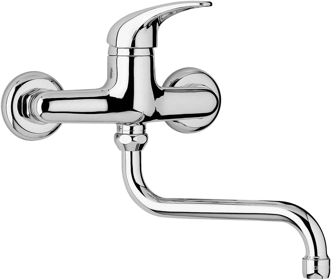 Kiamami Valentina - Rubinetto Miscelatore a Muro Cromo