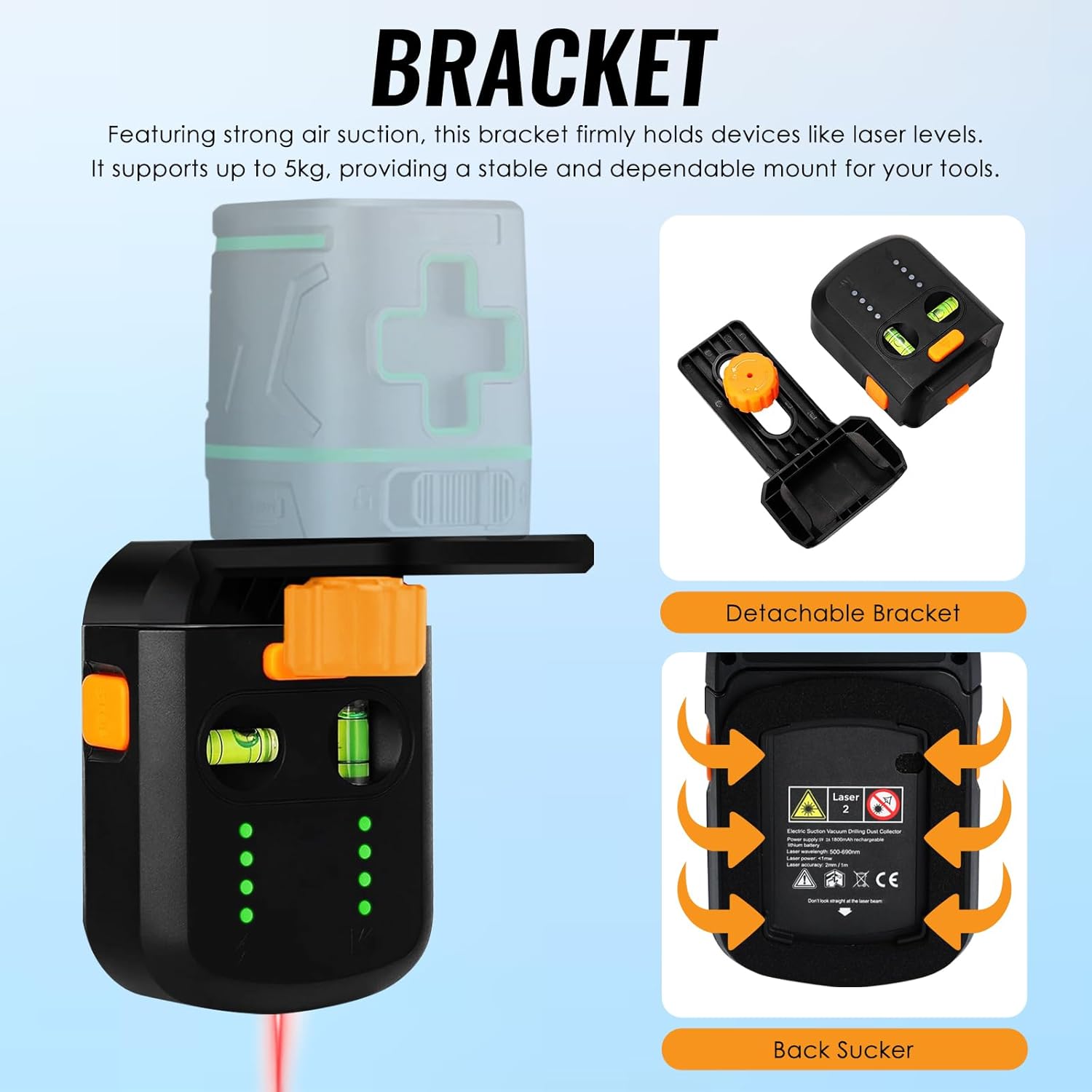 Strumento Livellatore Laser 4 in 1 Ricaricabile - immagine 7