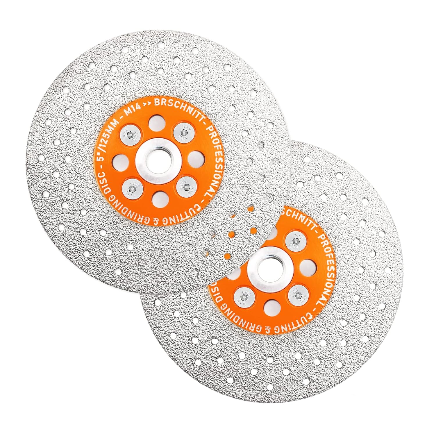 Brschnitt Disco Diamantato 125mm con Flangia M14 - 2 Pezzi - immagine 1