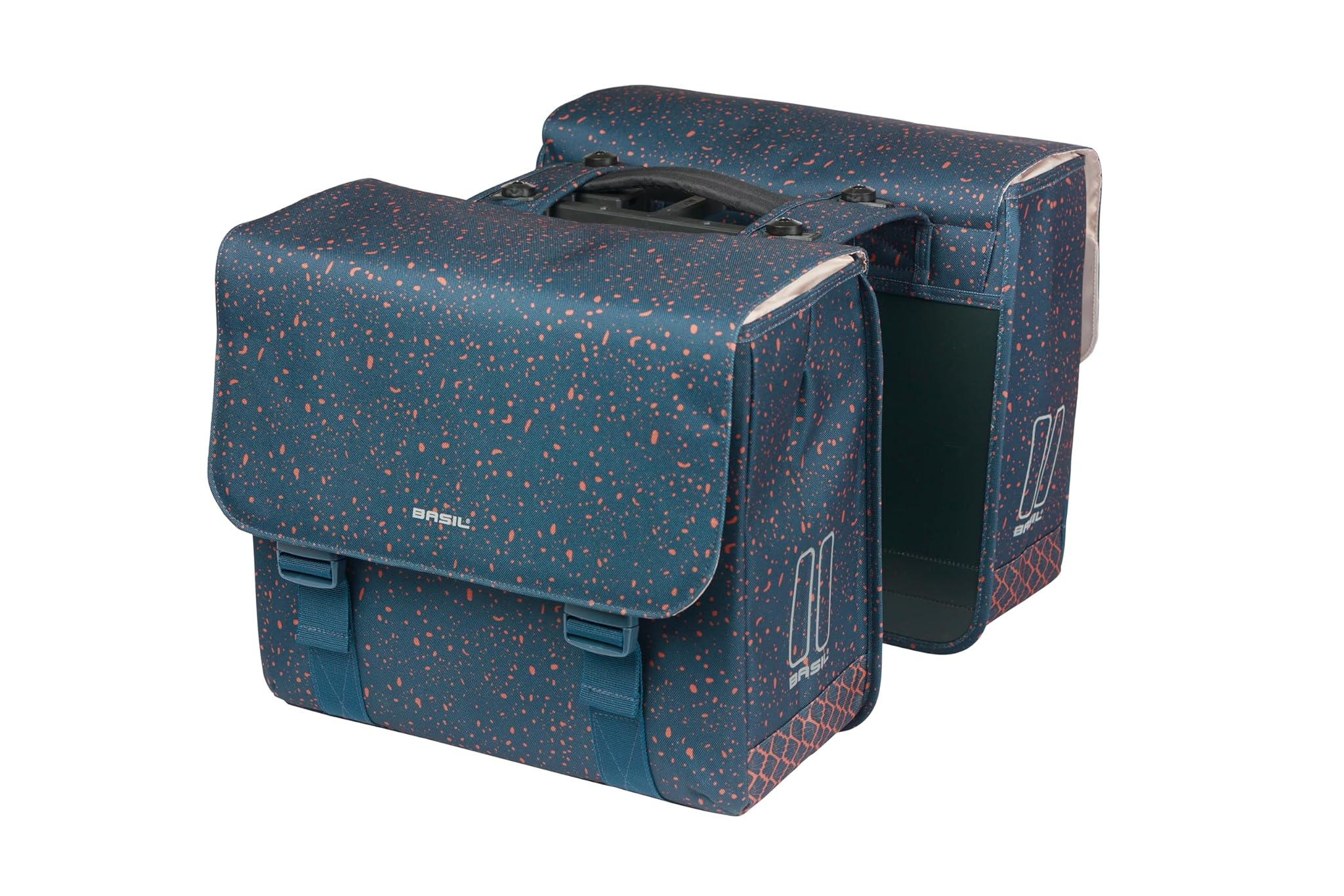 Basil Flair MIK - Borsa Doppia Bici 35L, Impermeabile