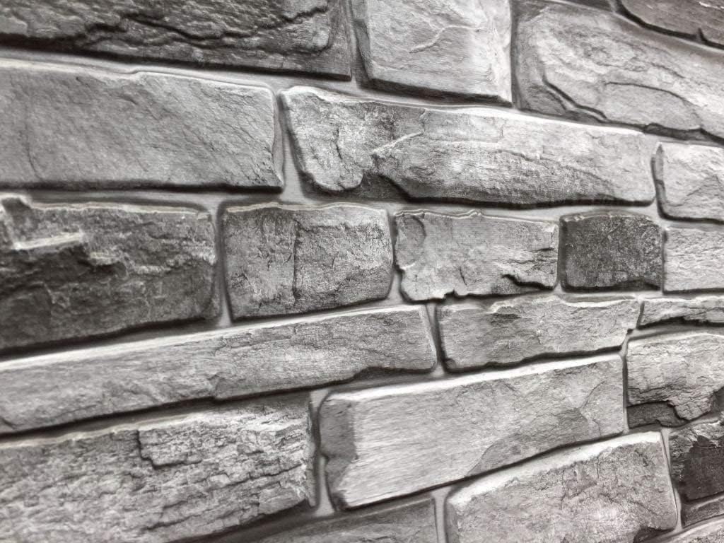 Grace Baltic - Pannelli da Parete 3D in PVC (10, Grigio) - immagine 2