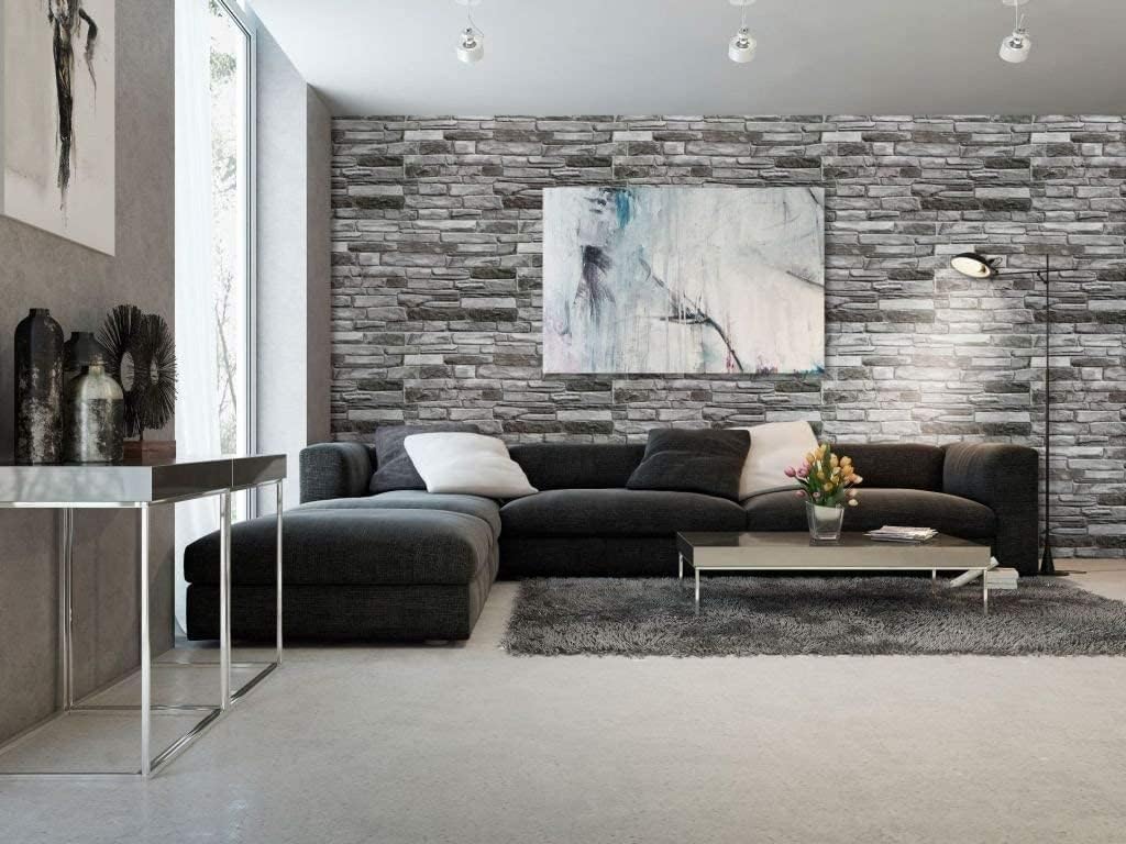 Grace Baltic - Pannelli da Parete 3D in PVC (10, Grigio) - immagine 5