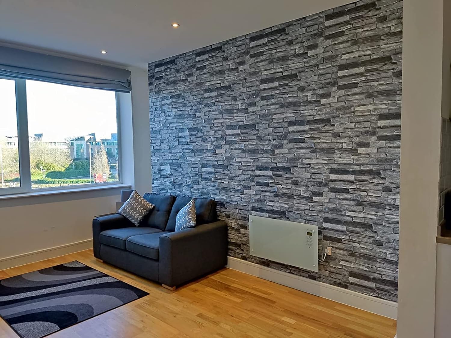 Grace Baltic - Pannelli da Parete 3D in PVC (10, Grigio) - immagine 6