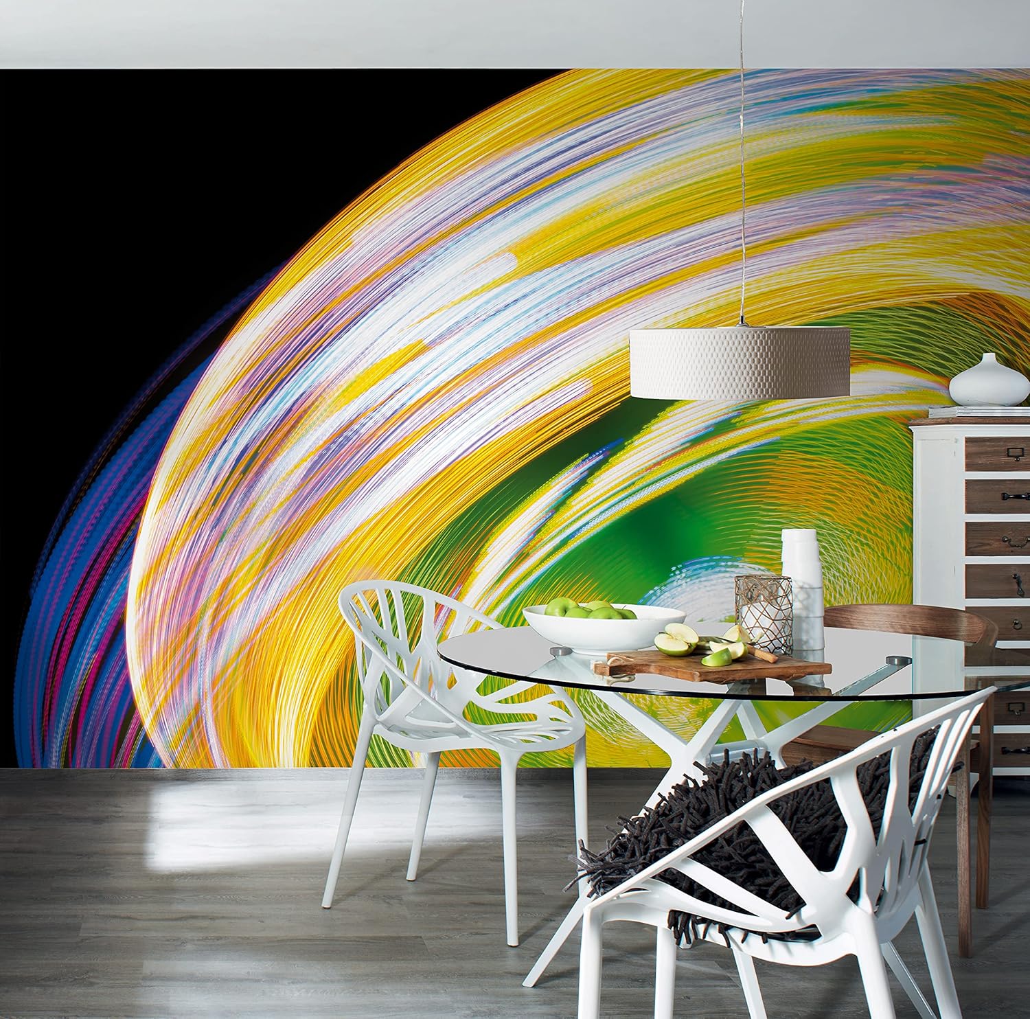 Rasch Carta da Parati Young Artists - Giallo, Verde e Blu - immagine 3