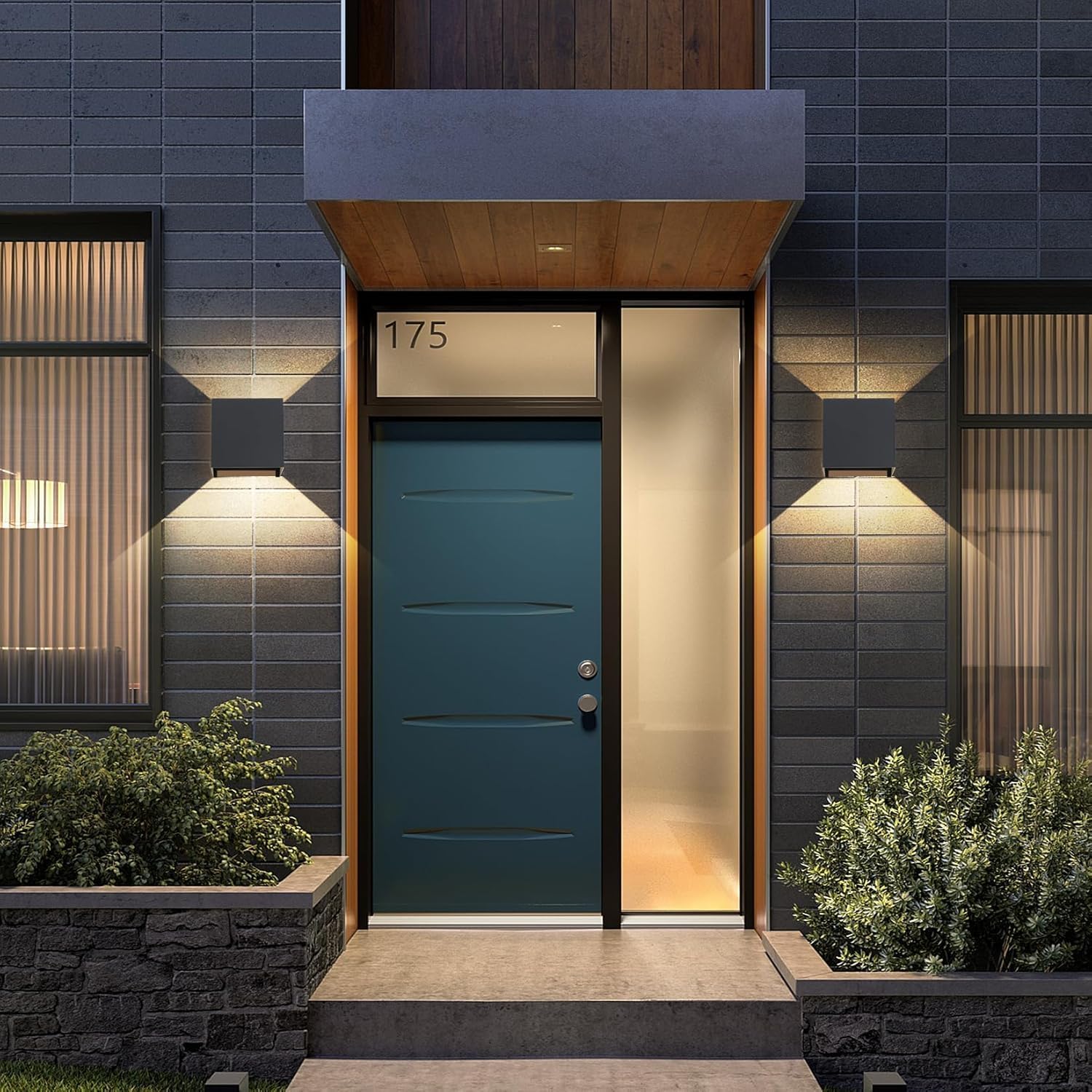 Applique da Esterno/Interno LED 12W 3000K 2 Pezzi - immagine 8