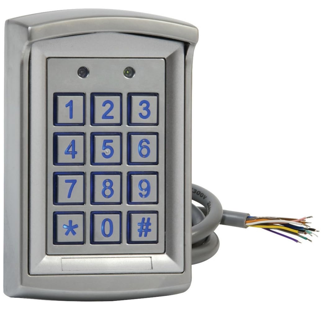 Clavier à code 1010 utilisateurs 2 relais 12/24V AC/DC - K1000 - Sewosy