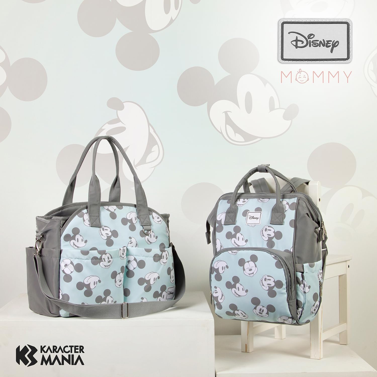 Disney Topolino Bonny-Borsa per Passeggino Mommy, Blu, 44 x 32 cm - immagine 4