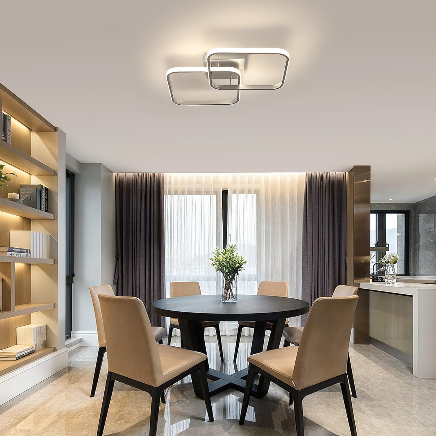 Plafoniera LED Dimmerabile 50W 5625LM con Telecomando - immagine 6