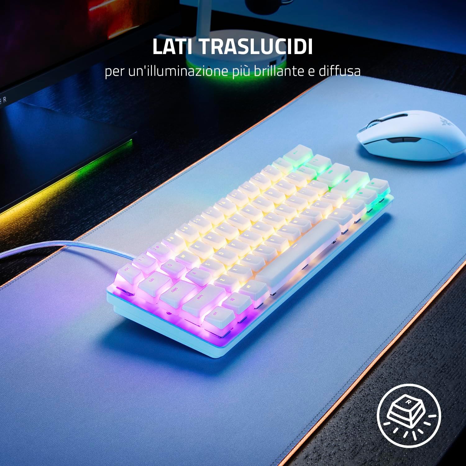 Razer Phantom Kit di Upgrade Tasti Stealth, Bianco - immagine 3