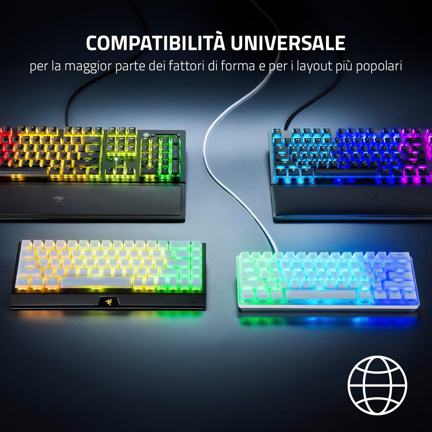 Razer Phantom Kit di Upgrade Tasti Stealth, Bianco - immagine 7