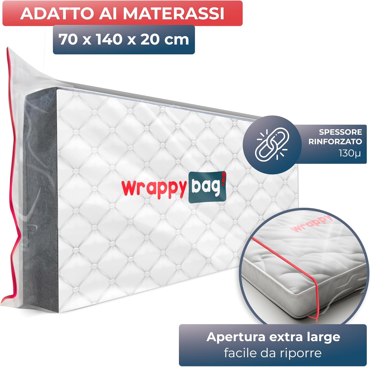 Wrappybag - Custodia in Plastica per Materassi - immagine 2
