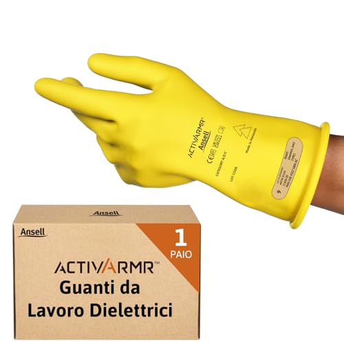 Ansell ActivArmr Guanti Dielettrici Elettricisti Classe 00