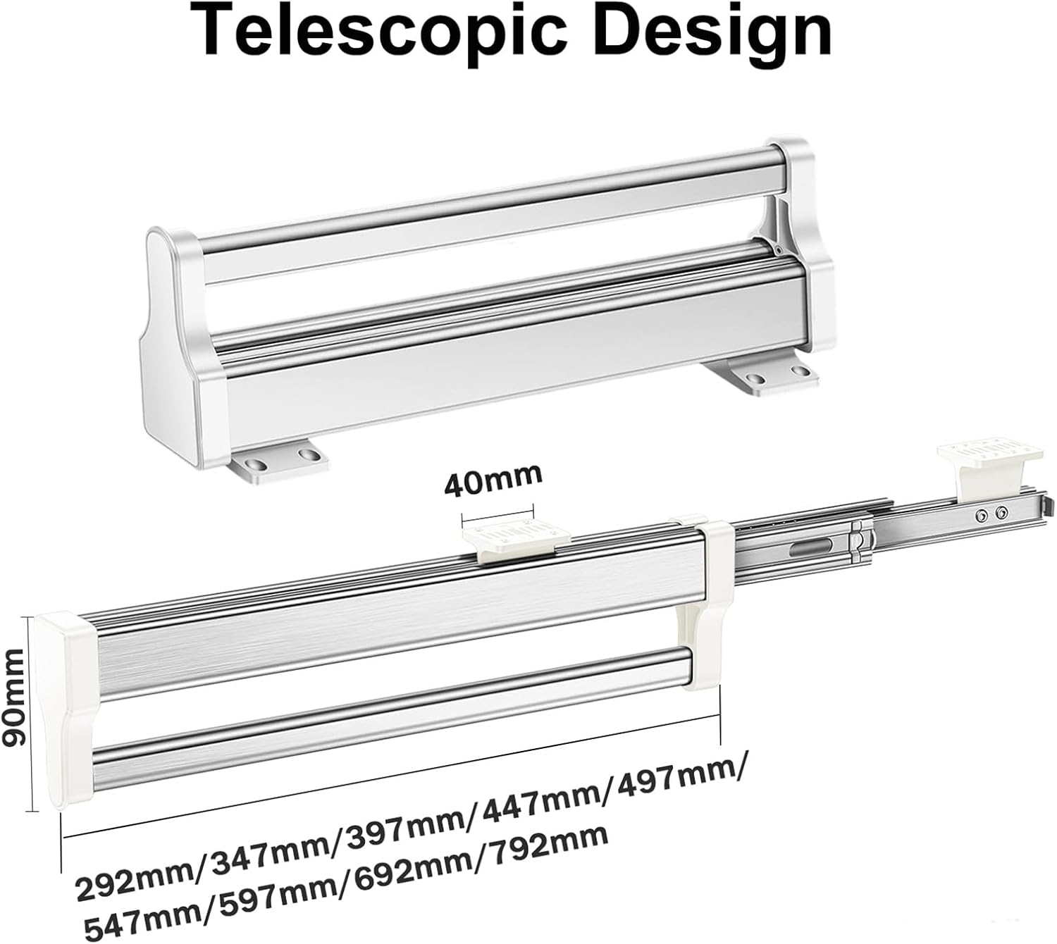 Mafage Pendiabiti Estraibile per Armadio 397 mm - immagine 4