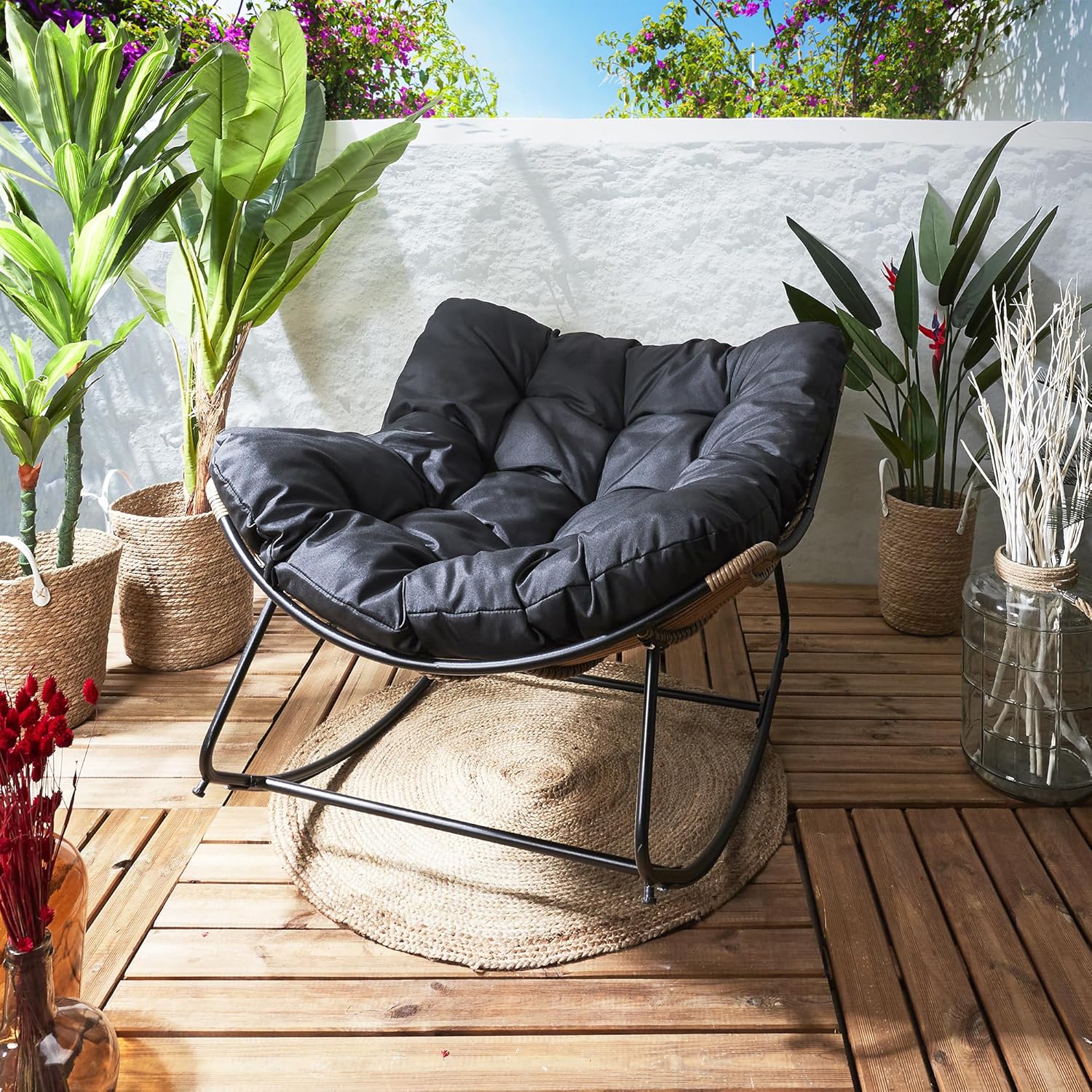 BUTACA-MECEDORA TULUM NEGRA - immagine 9