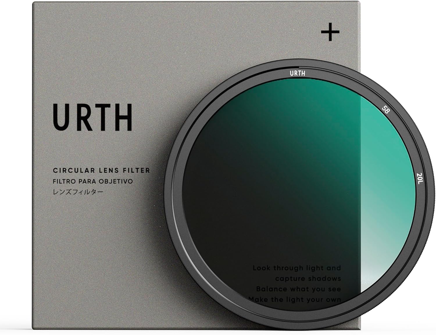 Urth Circular Polarizing (CPL) Lens Filter (Plus+) (58mm, Avvitare nel) - immagine 1