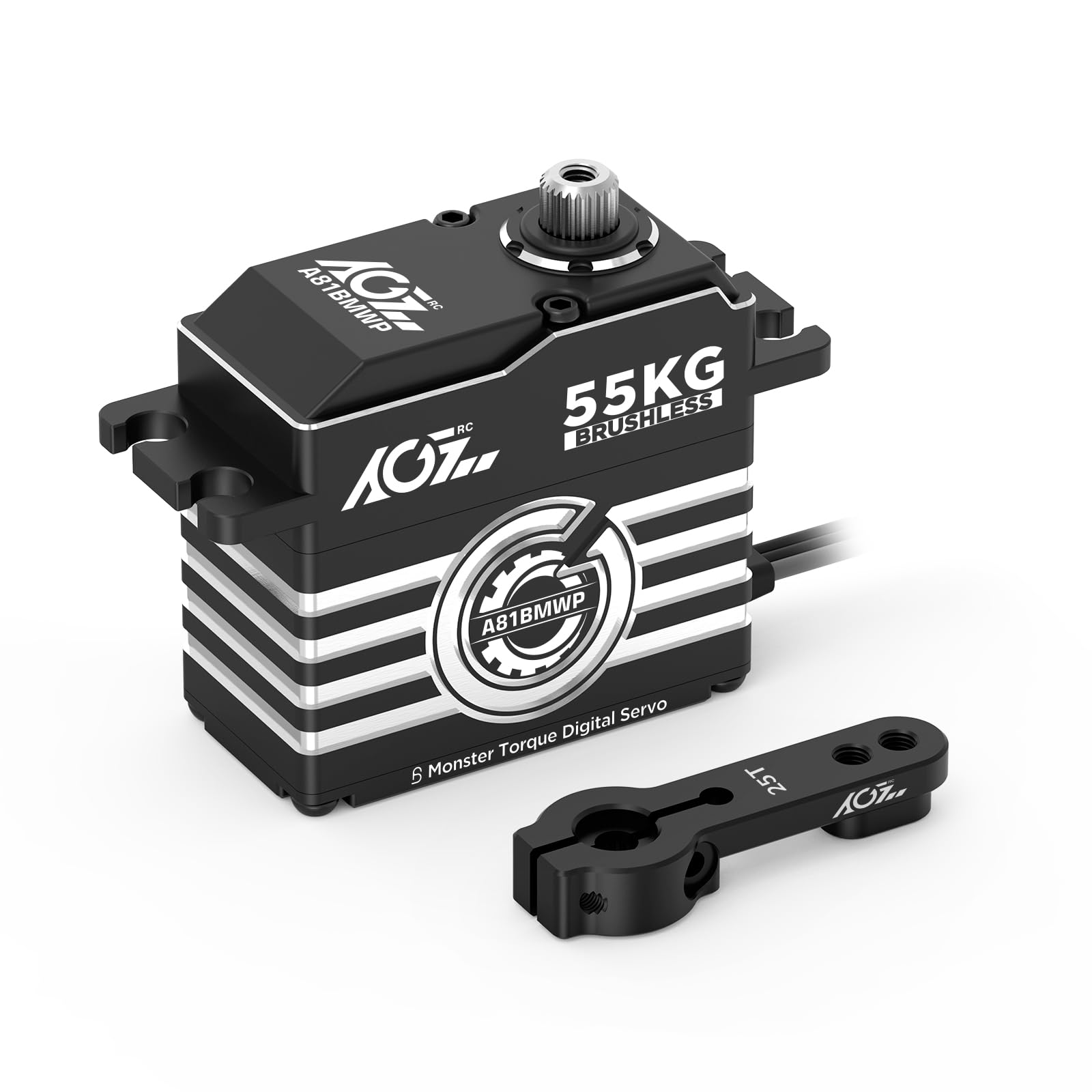 AGFRC Servo-motore RC Impermeabile 55KG Coppia Elevata