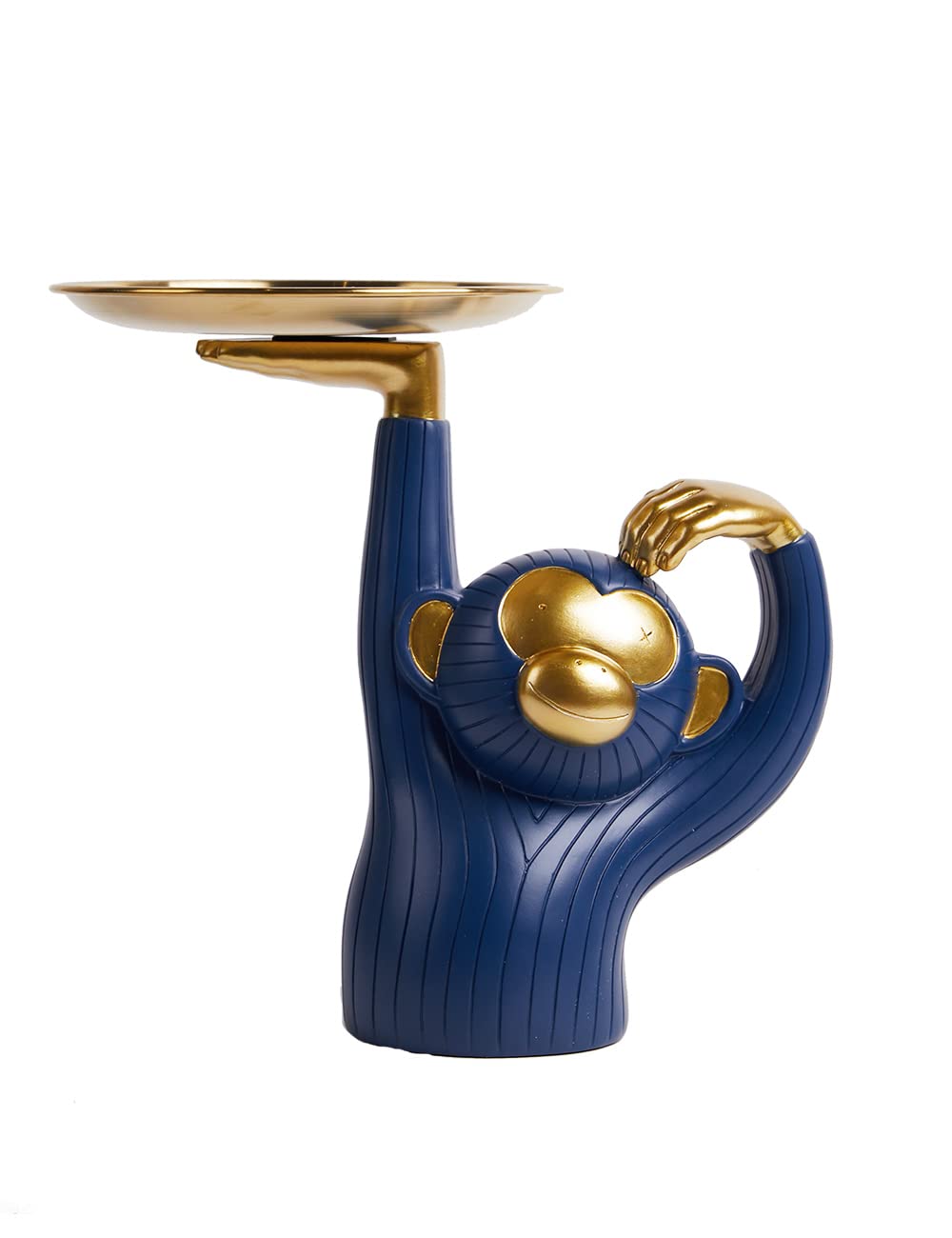 Barattolo Biscotti Scimmia Statuetta Moderna in Resina 25cm