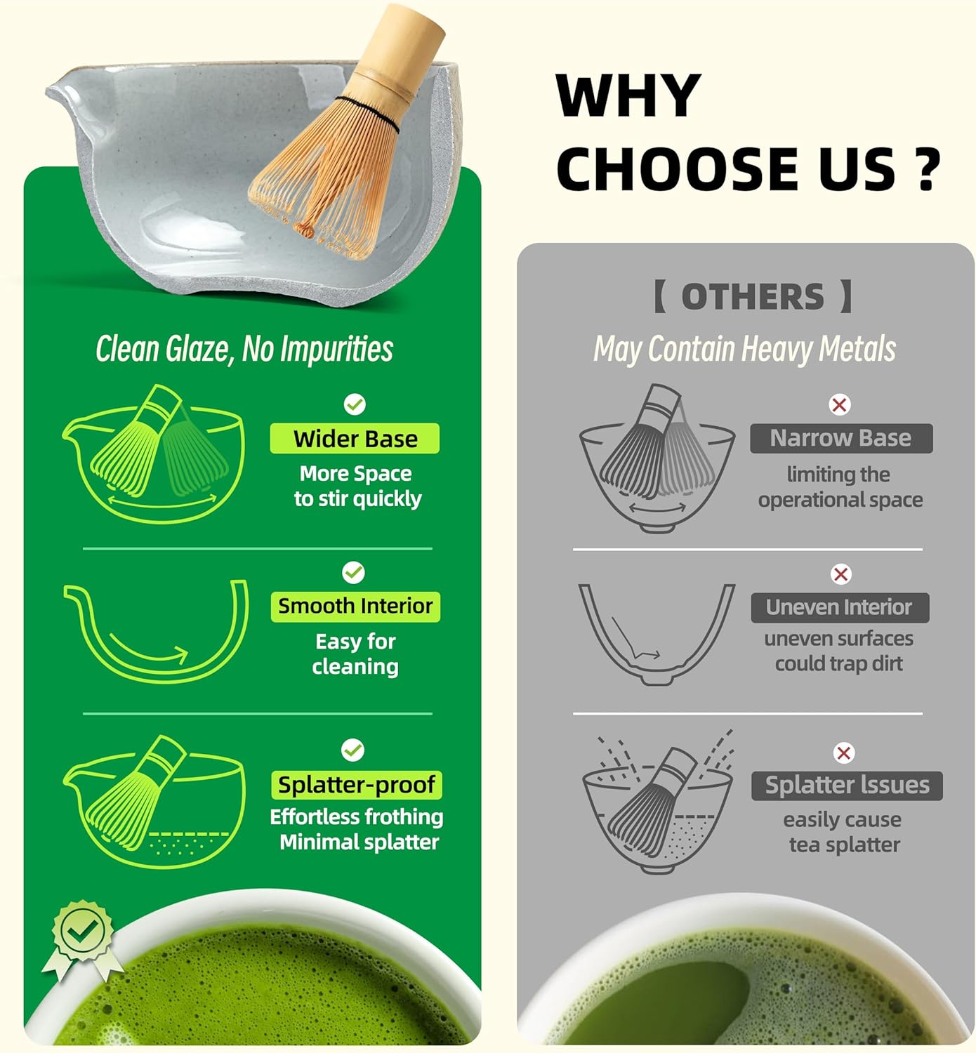 Teanagoo Set Cerimonia Matcha con Vassoio, Dk.Grey - immagine 2