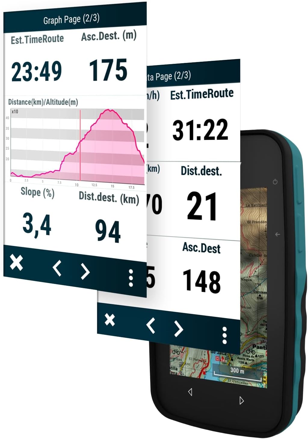 GPS Cross Plus + GB Topo Map - Multisport 3.2" - immagine 3