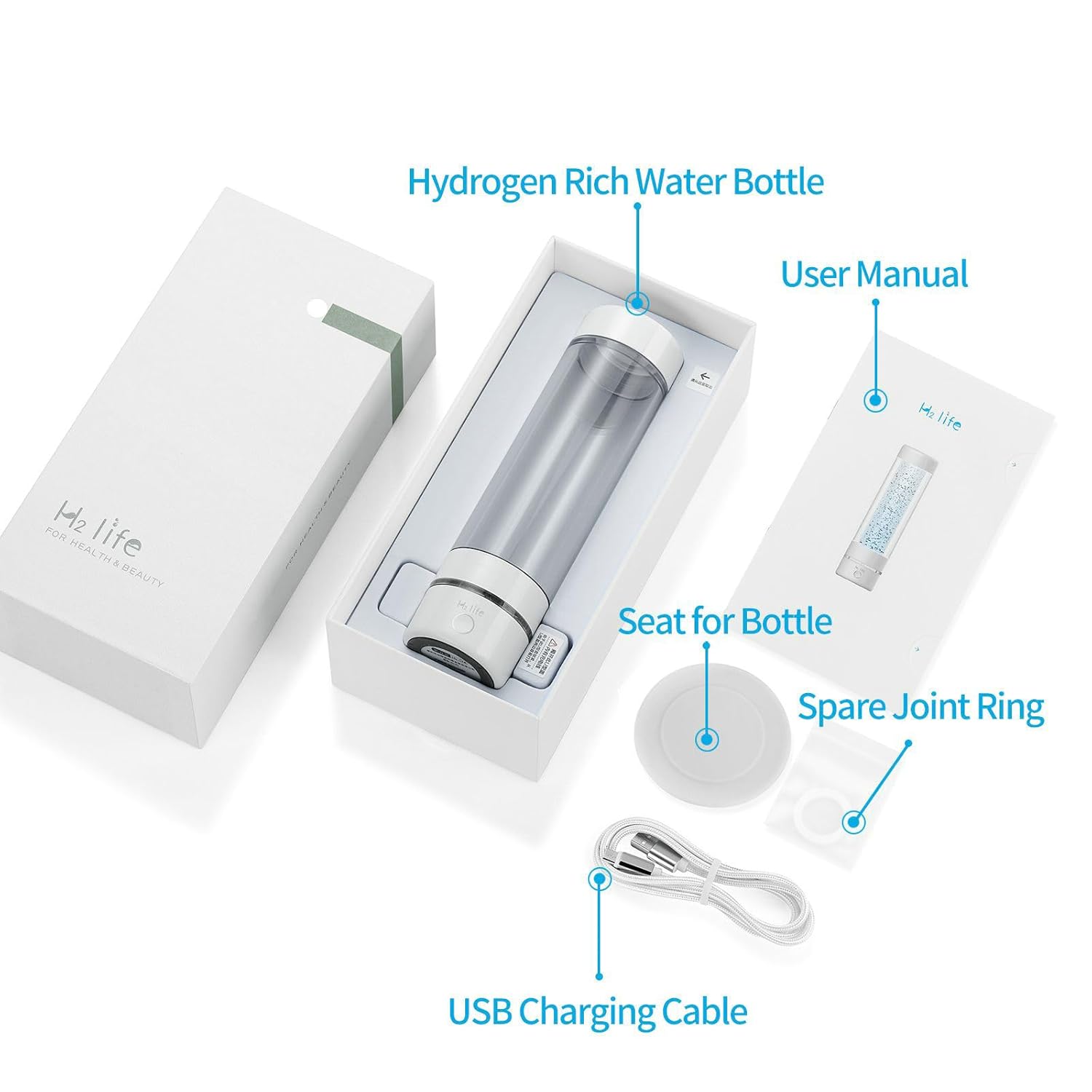 H2 Life Hydrogen Water Generator - Borraccia Professionale - immagine 8