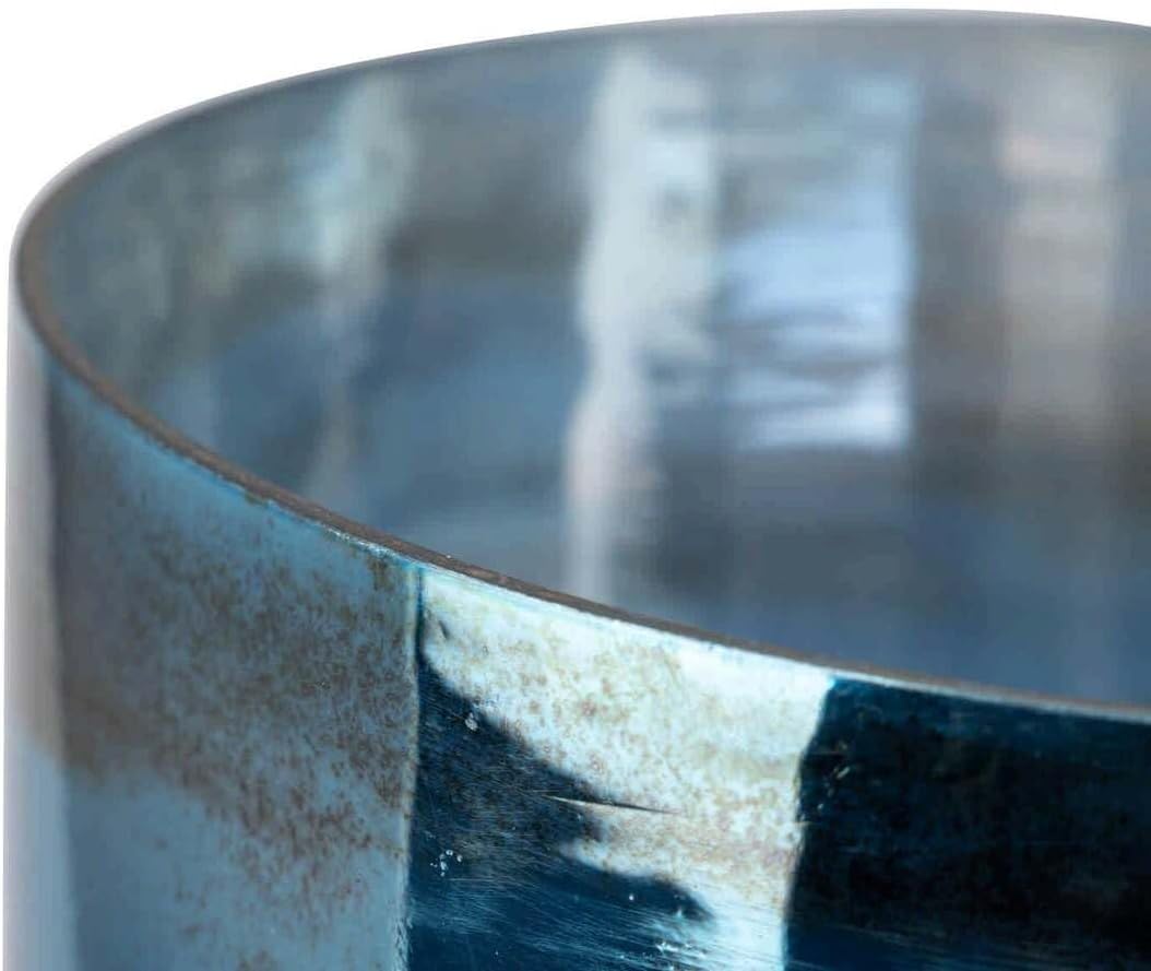 JARRON CRISTAL/ALUMINIO NICKEL 19x19x82 CM - immagine 4