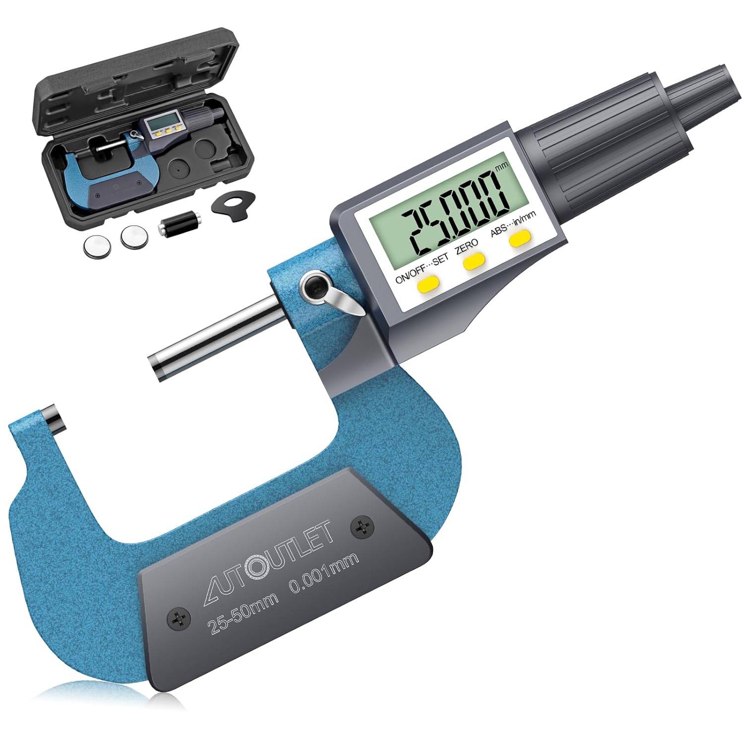 Autoutlet Micrometro Digitale Esterno LCD Professionale - immagine 1