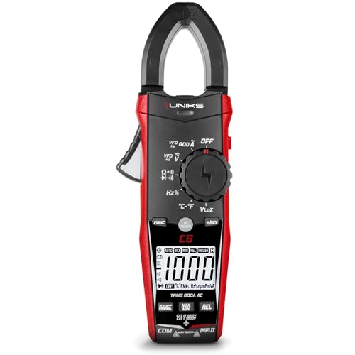 Uniks Pinza Amperometrica Digitale TRMS C6 600A