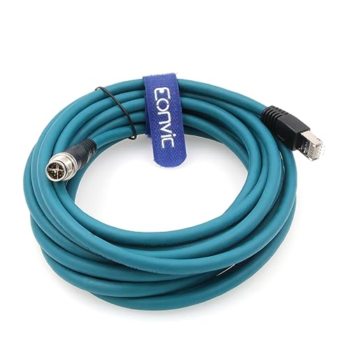 Eonvic Cavo Ethernet Schermato M12 X-Type a RJ45 Cat-7e